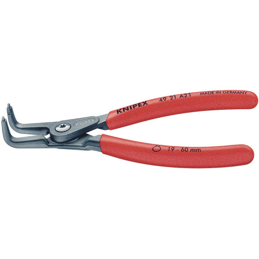 Knipex 75095 165mm 90deg Bent External Straight Tip Circlip Pliers 19 - 60mm