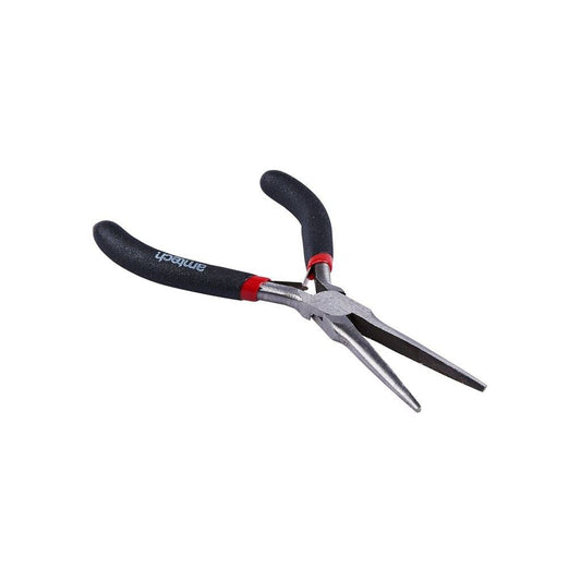 Mini Long Nose Plier Carbon Steel Jaws Precision Jewellers Tool Soft Grip Pliers - B3187