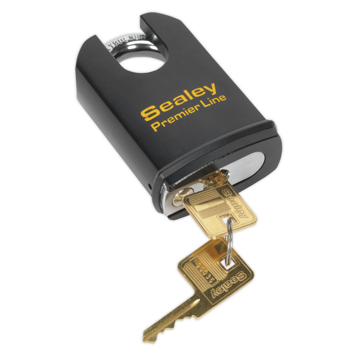 Sealey Steel Body Padlock Shrouded Shackle 61mm PL503S