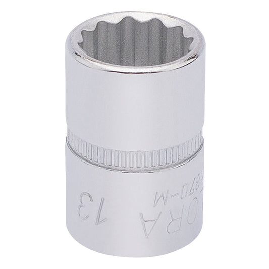 Elora 1x 13mm 3/8" Square Drive Bi-Hexagon Socket Professional Tool 25896