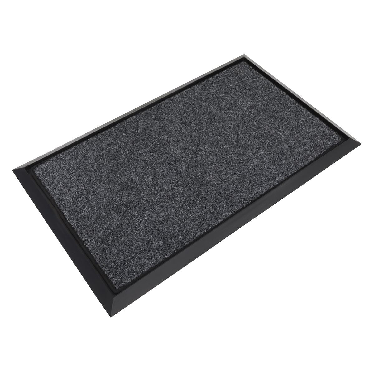 Sealey Rubber Disinfection Mat With Removable Carpet 450 x 750mm DRM01