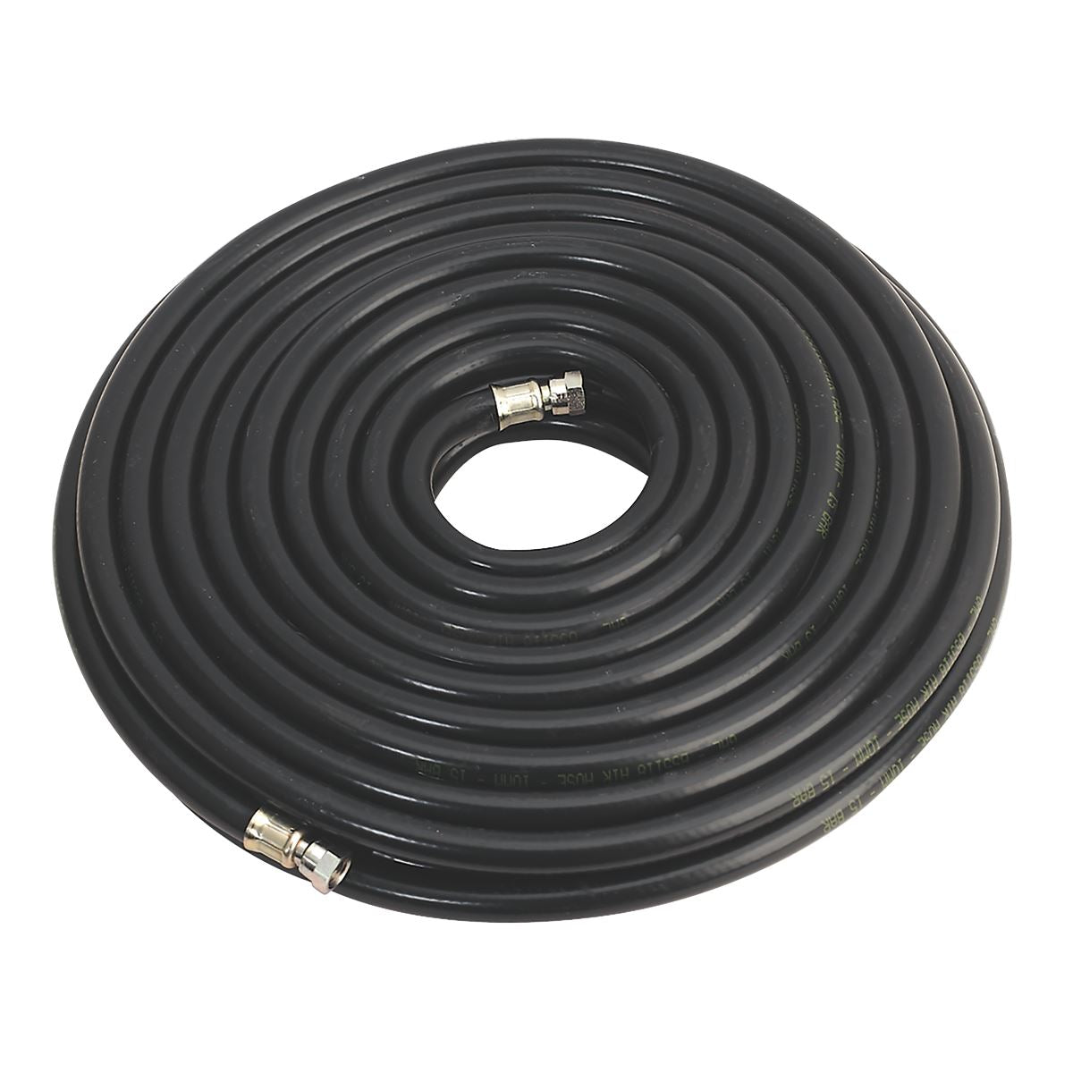 Sealey Air Hose 20m x 10mm with 1/4"BSP Unions Heavy-Duty AH20RX/38