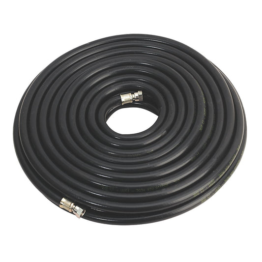 Sealey Air Hose 20m x 10mm with 1/4"BSP Unions Heavy-Duty AH20RX/38