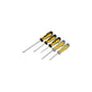 CK Tools Triton XLS Screwdriver - 5 Piece Set SL/PH contains Slotted parallel 4x100, Slotted flared 5.5x100, 6.5x150 PH1x75, PH2x100 - T4726