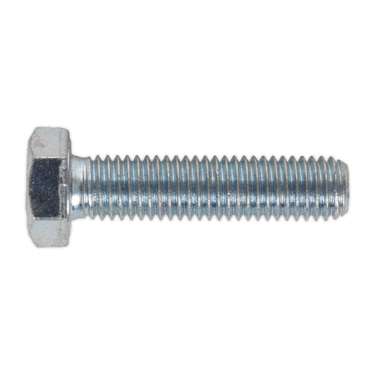 Sealey HT Setscrew M12 x 50mm 8.8 Zinc Pack of 25 SS1250