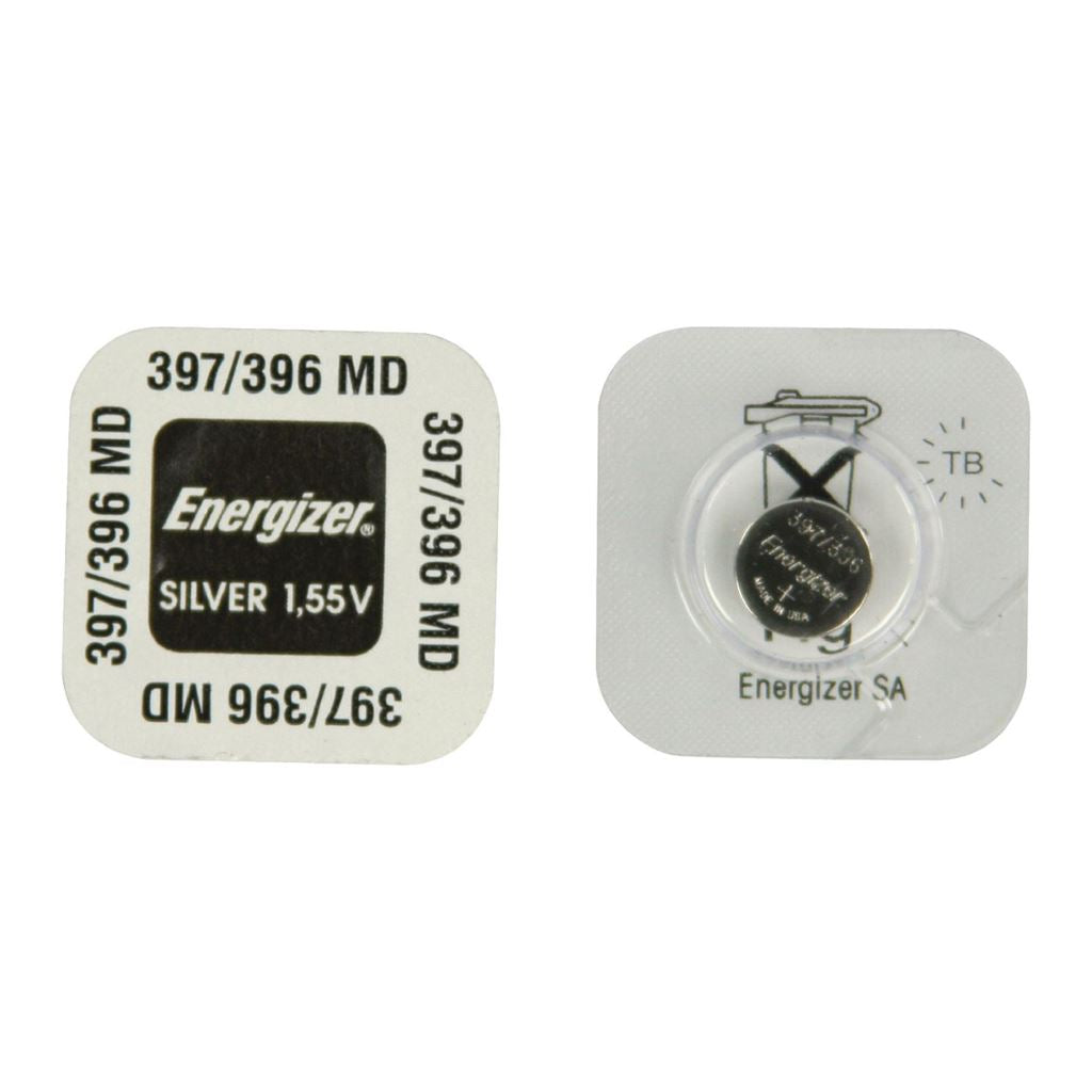 1x Energizer 397/396 watch battery 1.55V 33mAh