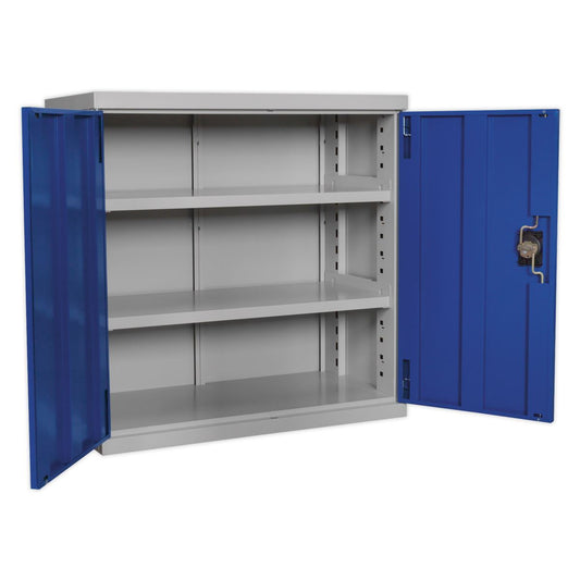 Sealey Industrial Cabinet 2 Shelf 900mm APICCOMBOH2