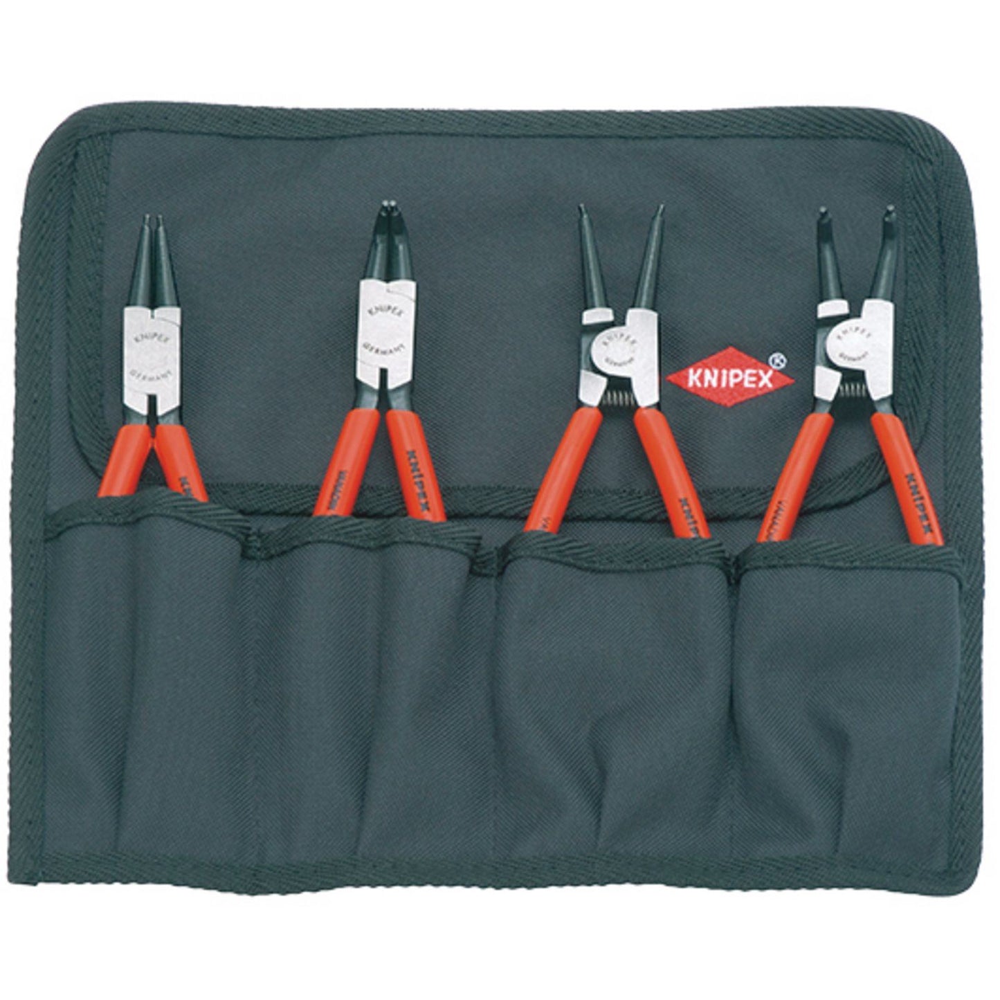 Knipex Knipex 00 19 56 Circlip Pliers Set (4 Piece) 00 19 56 - 76797