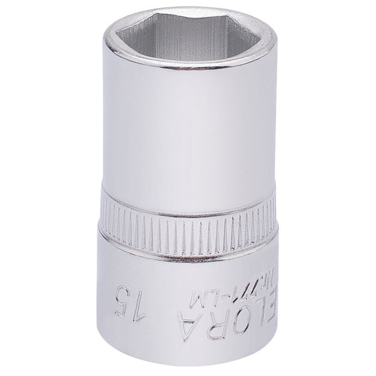 15mm 1/2" Square Drive Elora Hexagon Socket Draper 15304