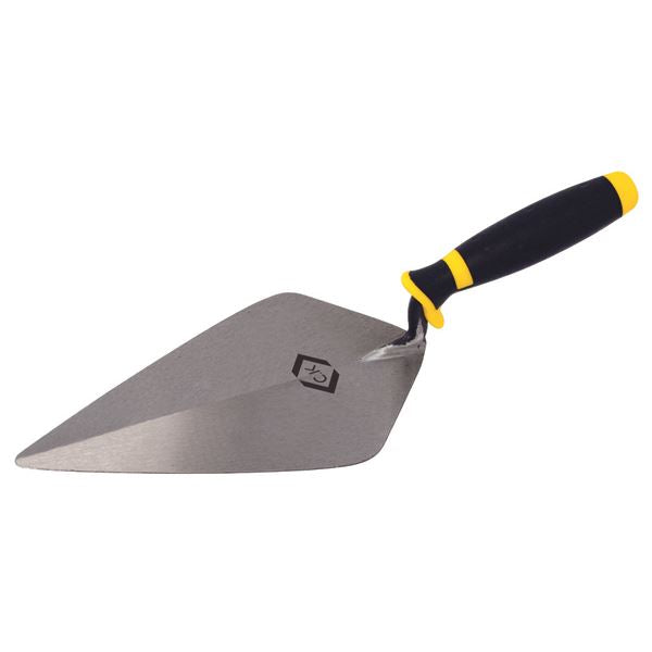 CK Tools Brick Trowel Broad Heel Carbon Steel Soft Grip 250mm T529510