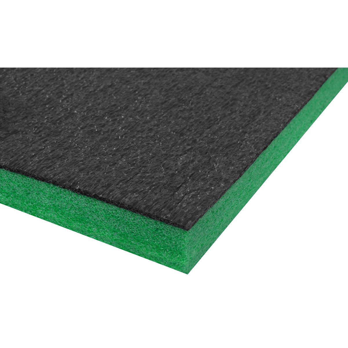 Sealey Easy Peel Shadow Foam Green/Black 1200 x 550 x 30mm SF30G