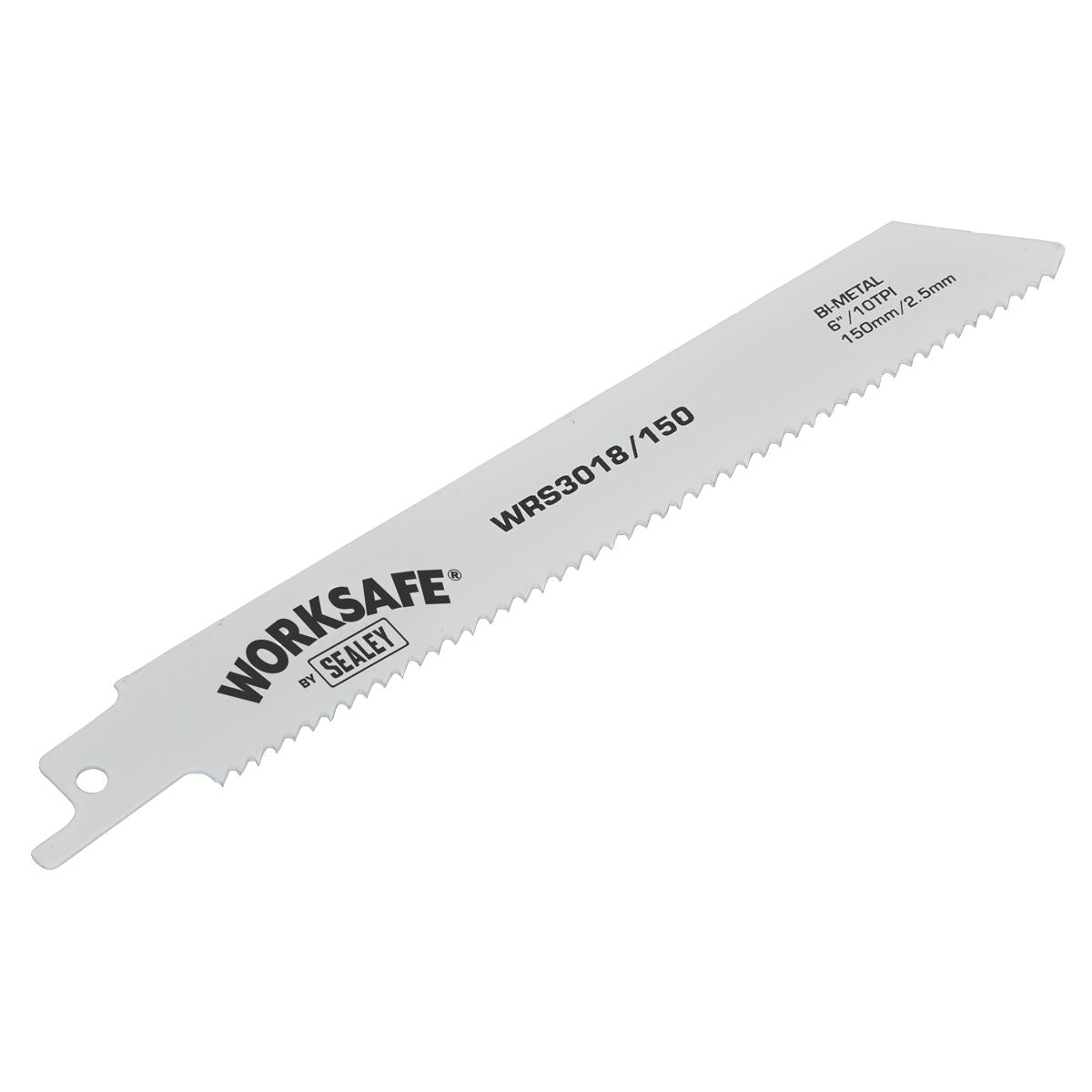 Sealey Reciprocating Saw Blade 150mm 10tpi - Pack of 5 WRS3018/150