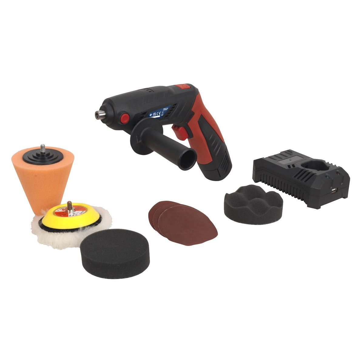 Sealey Cordless Mini Sander/Polisher Kit 12V CP2812V