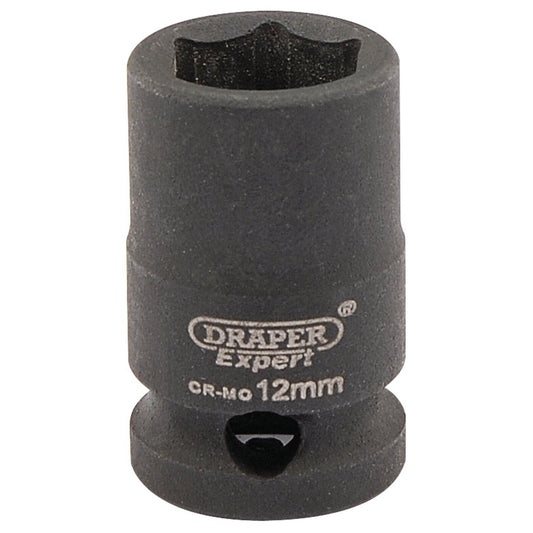 Draper 06871 Expert 12mm 3/8" Square Drive Hi-Torq6 Point Impact Socket