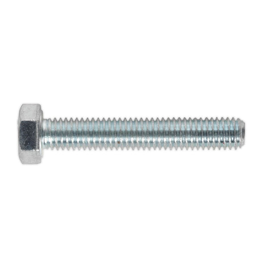 Sealey HT Setscrew M5 x 30mm 8.8 Zinc Pack of 50 SS530