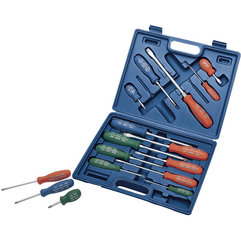 Draper Mechanics/Engineers Screwdriver Set (16 piece) -No. 56773