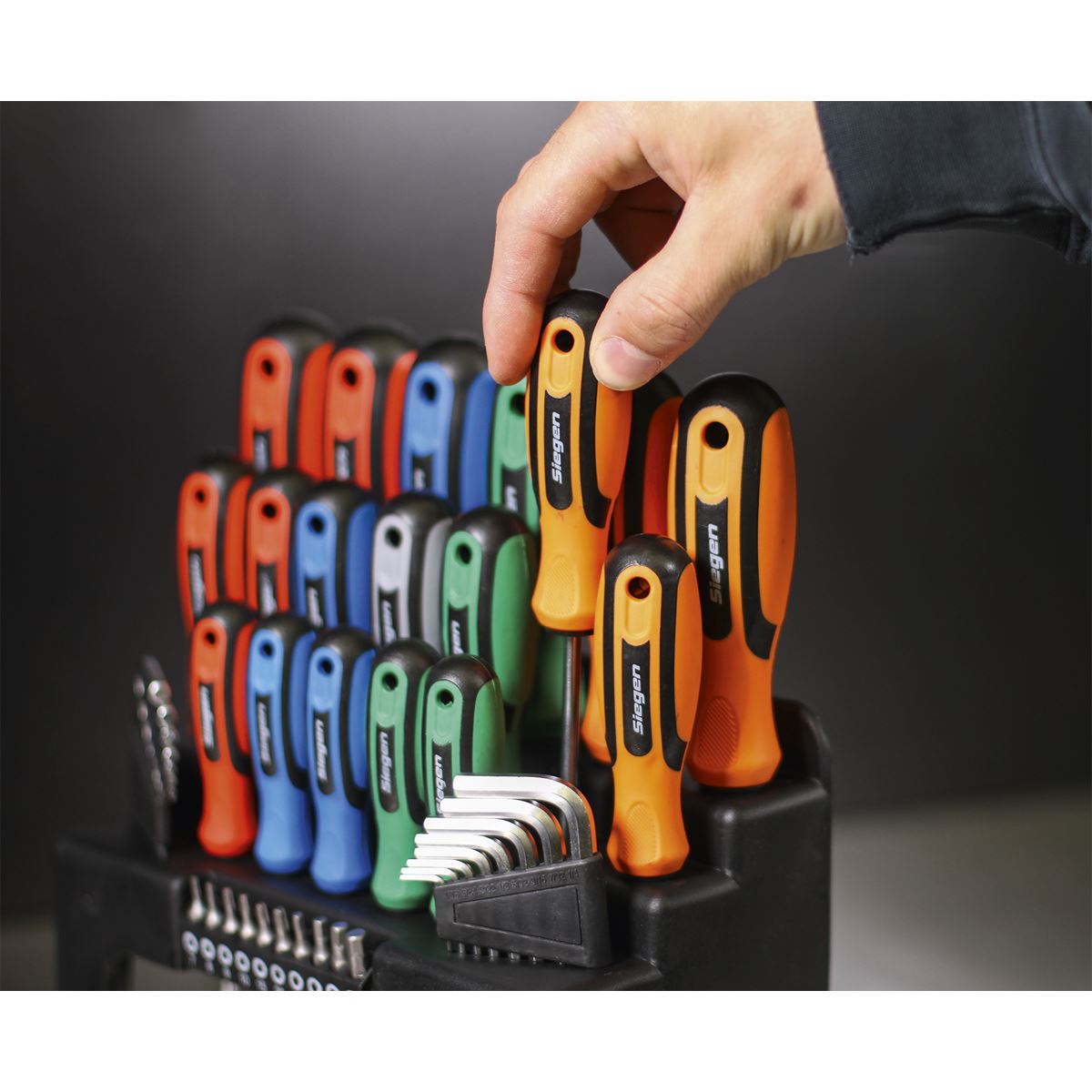 Sealey Screwdriver, Hex Key & Bit Set 44pc S01090