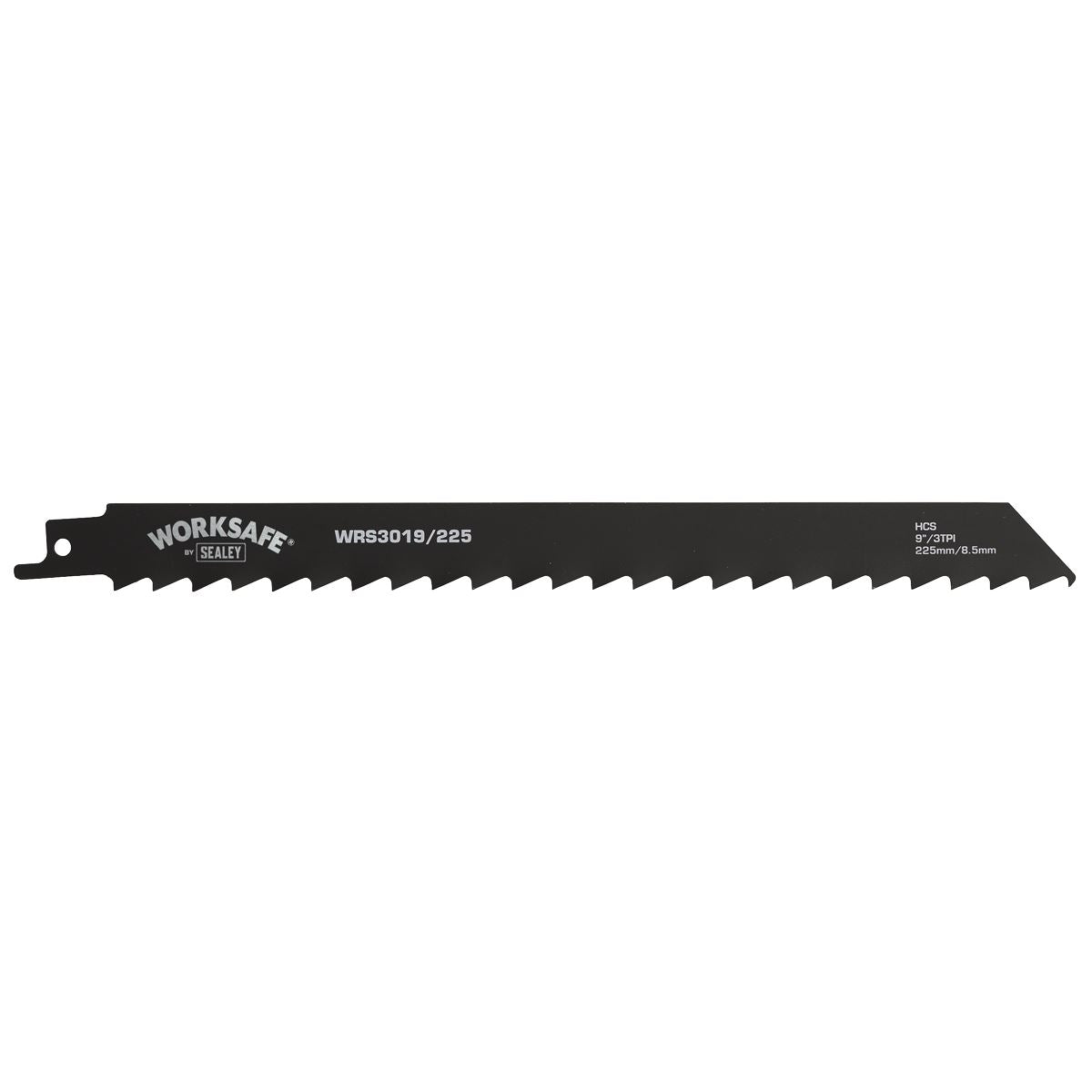 Sealey Reciprocating Saw Blade 225mm 3tpi - Pack of 5 WRS3019/225