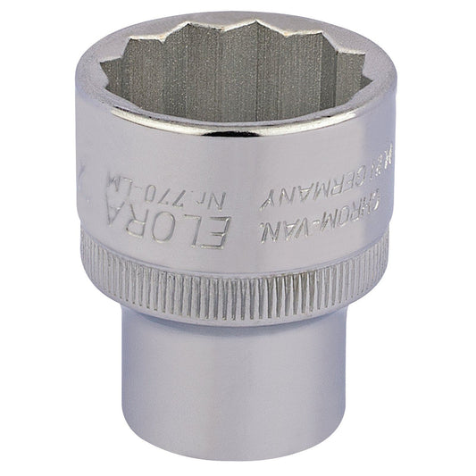 Elora 1x 27mm 1/2" Square Drive Bi-Hexagon Socket Professional Tool 24723