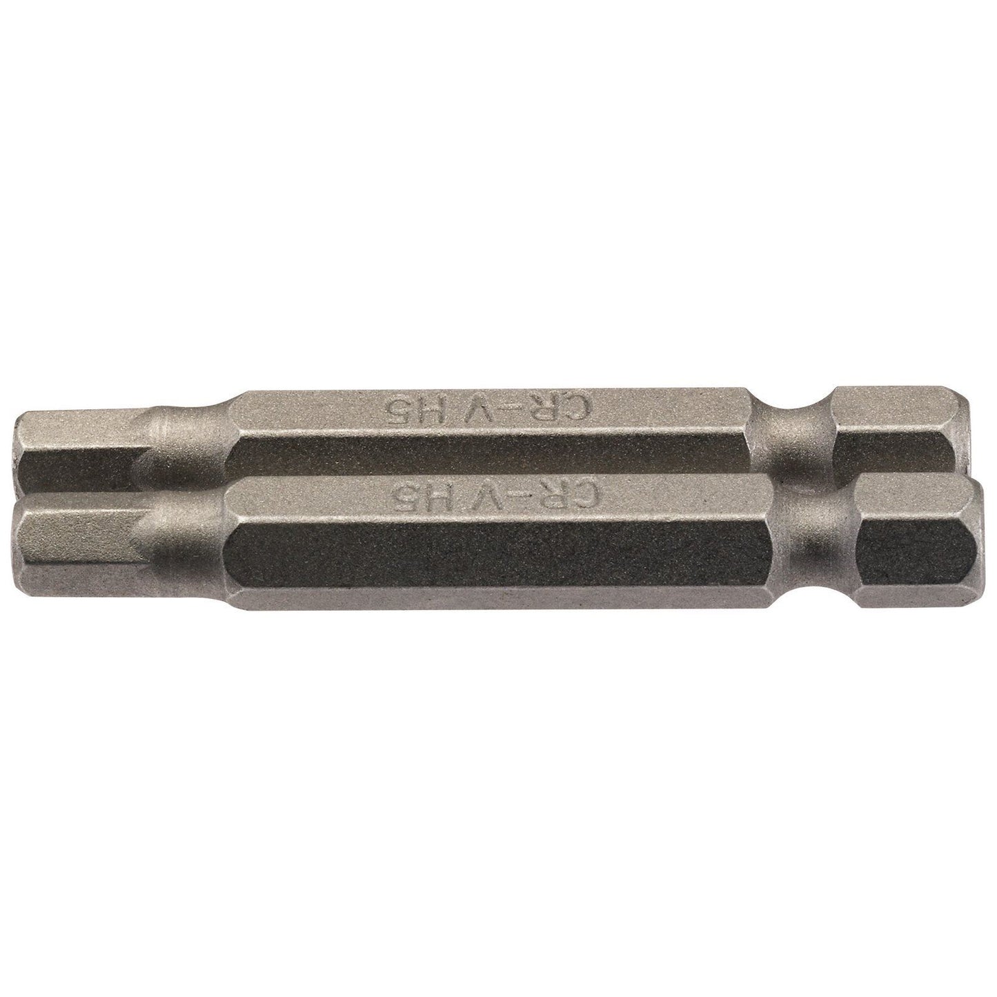 Draper 64255 5mm 1/4" Hex. Hexagonal Insert Bit 50mm Long x 2