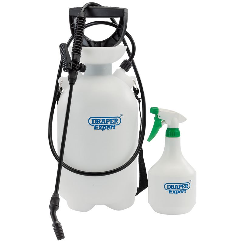 Draper Expert Pressure Sprayer (6.25L) with Mini Sprayer (1L) - 82464