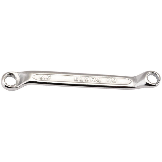 Elora 5mm x 5.5mm Elora Midget Deep Crank Metric Ring Spanner - 02597