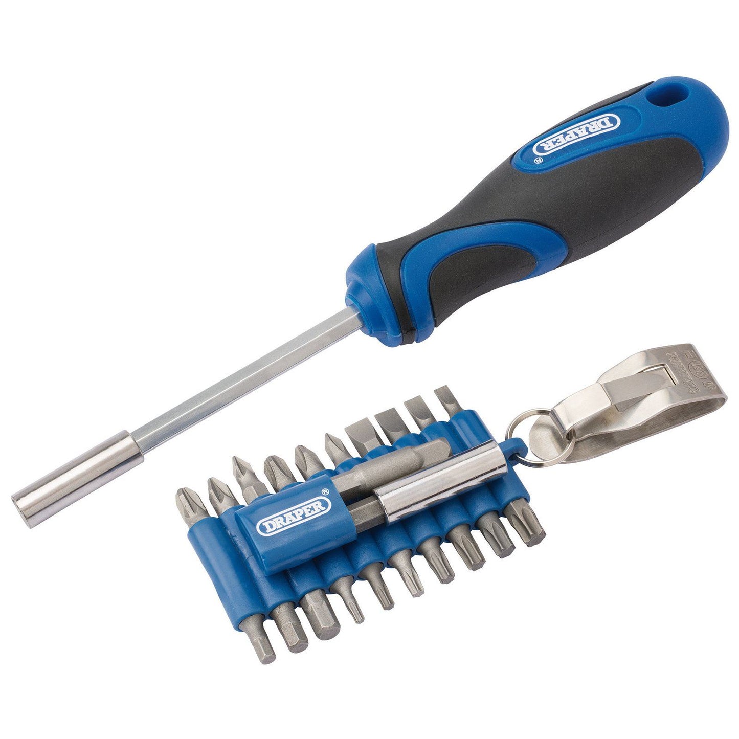 Draper Screwdriver and Bit Set (23 Piece) 865/23 - 43624