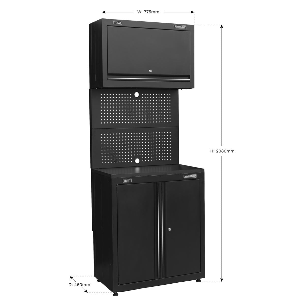 Sealey Modular Base & Wall Cabinet APMS2HFP
