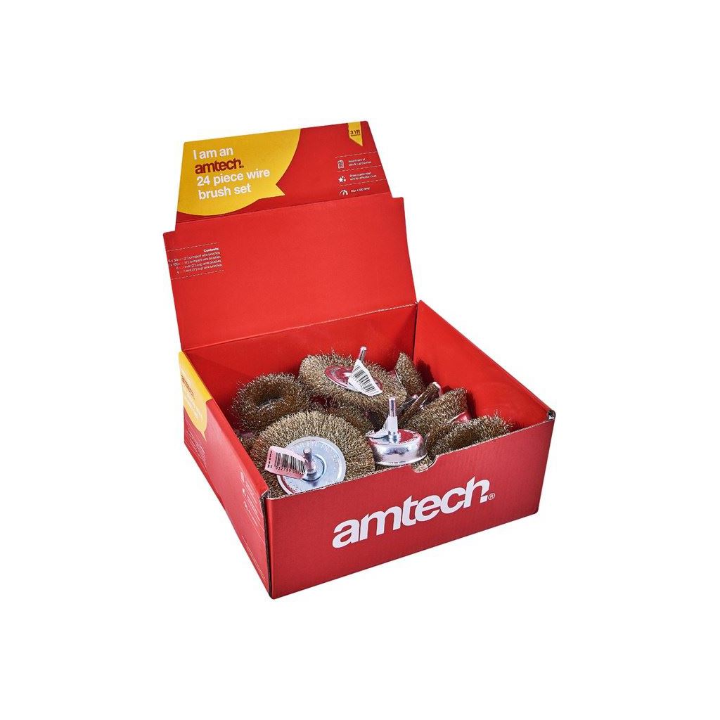 Amtech Listing Harris Heavy Duty Wire Brush - F3600