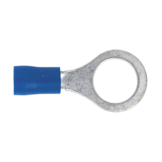 Sealey Easy-Entry Ring Terminal 10.5mm (3/8") Blue Pack of 100 BT23