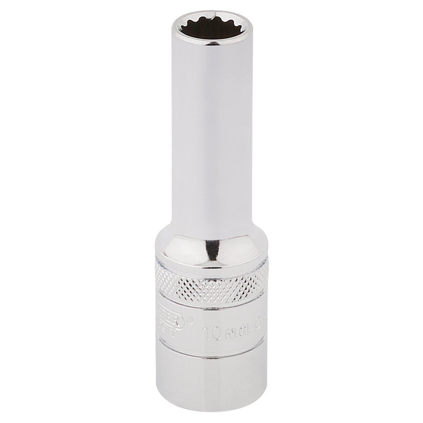 Draper Expert Quality 1/2" Square Drive Hi-Torq 12 Point Deep Socket - 10mm - 33730