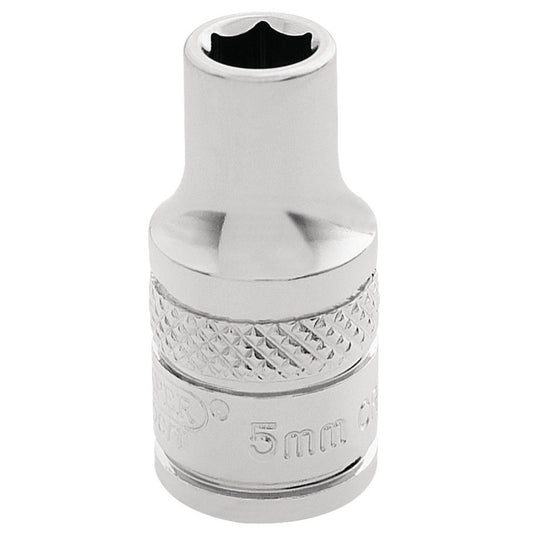 Draper Expert 1/4" Square Drive Hi-Torq 6 Point Socket (5.0mm) - 32427