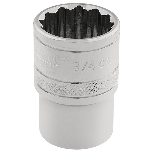 3/8" Square Drive Hi-Torq 12 Point Socket (3/4") Draper 49481