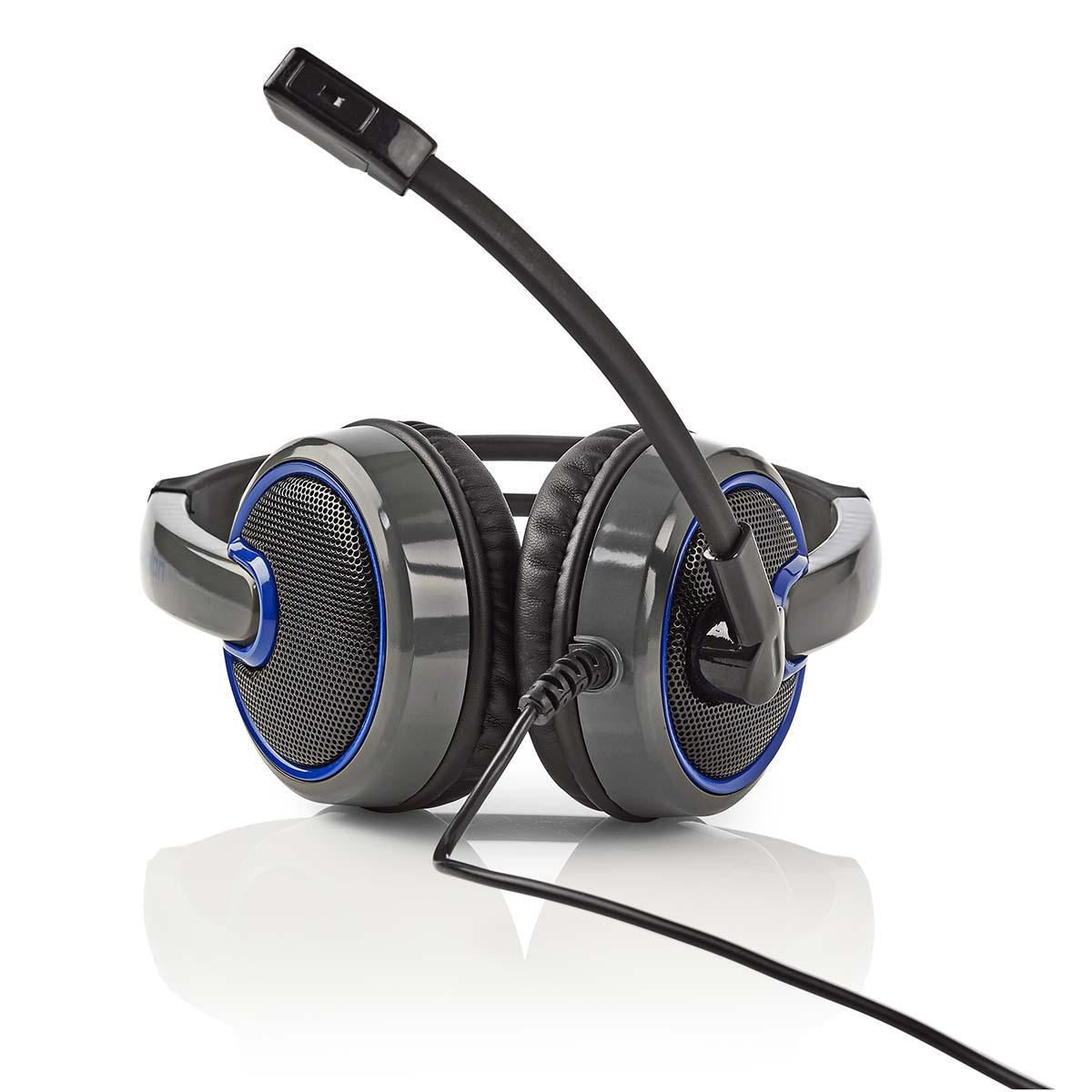 Nedis Gaming Headset Over-ear Microphone 3.5mm Connectors GHST200BK