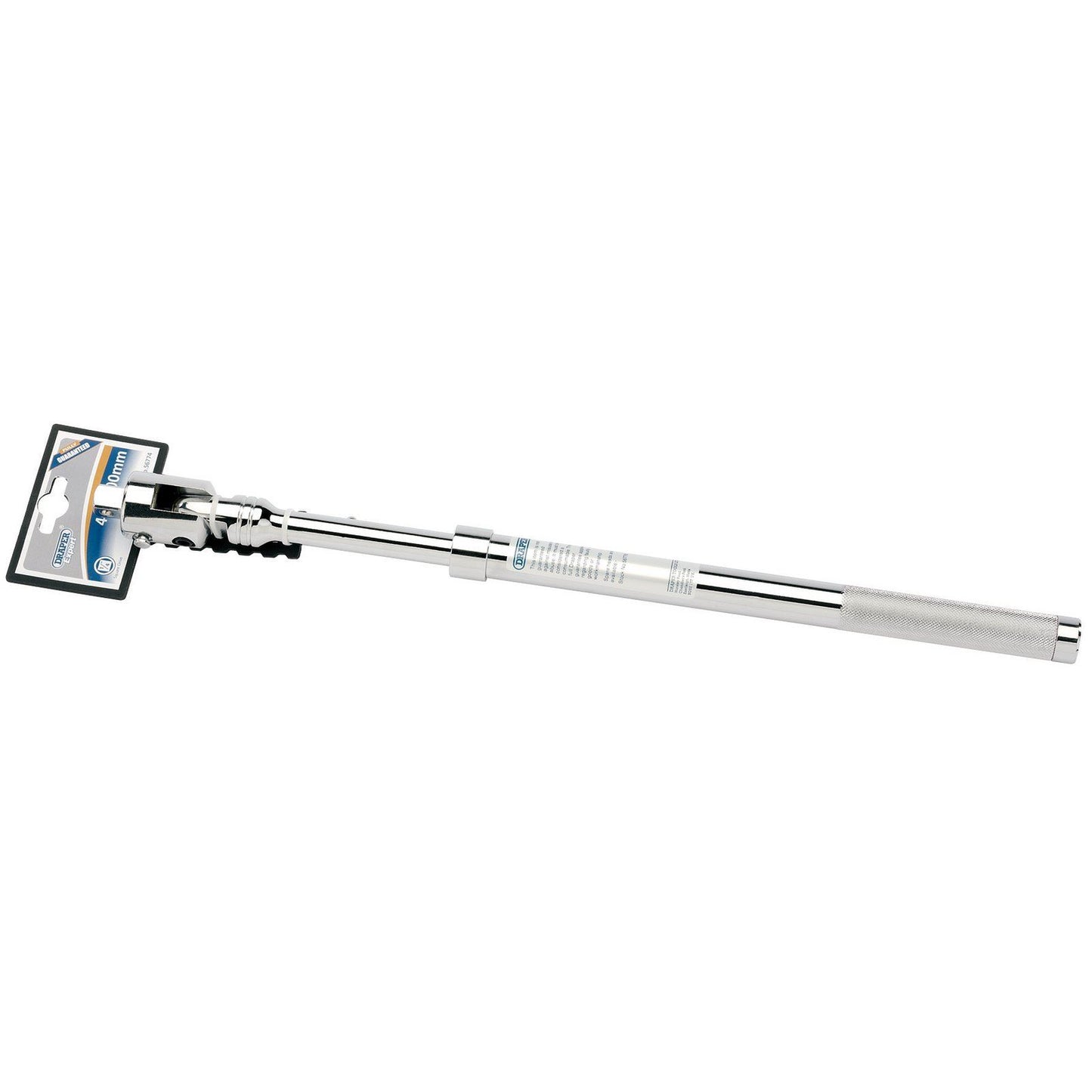 Draper 1x Expert 400mm - 600mm 1/2" Square Drive Extending Flexible Handle Tool - 56774