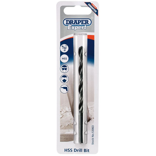 Draper Expert 9/32&Quot; Hss Straight Shank Twist Drill / Drilling Bit - 53063