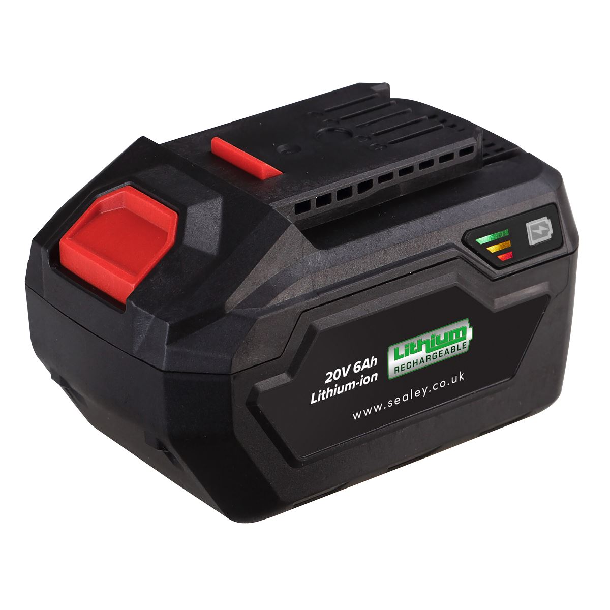 Sealey Power Tool Battery 20V 6Ah Lithium-ion for SV20 Series CP20VBP6