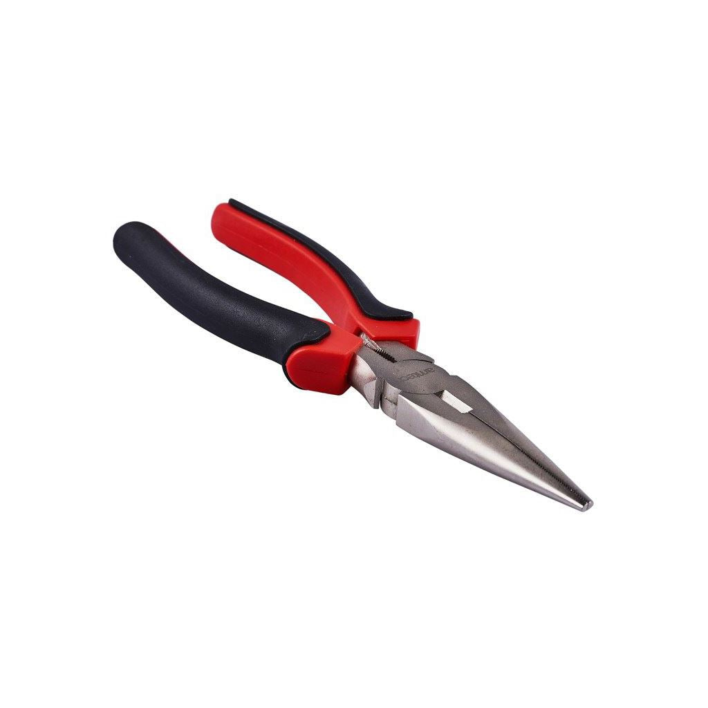 Amtech 8" 200mm Long Nose Pliers Cushion Soft Grip Handle - B0440