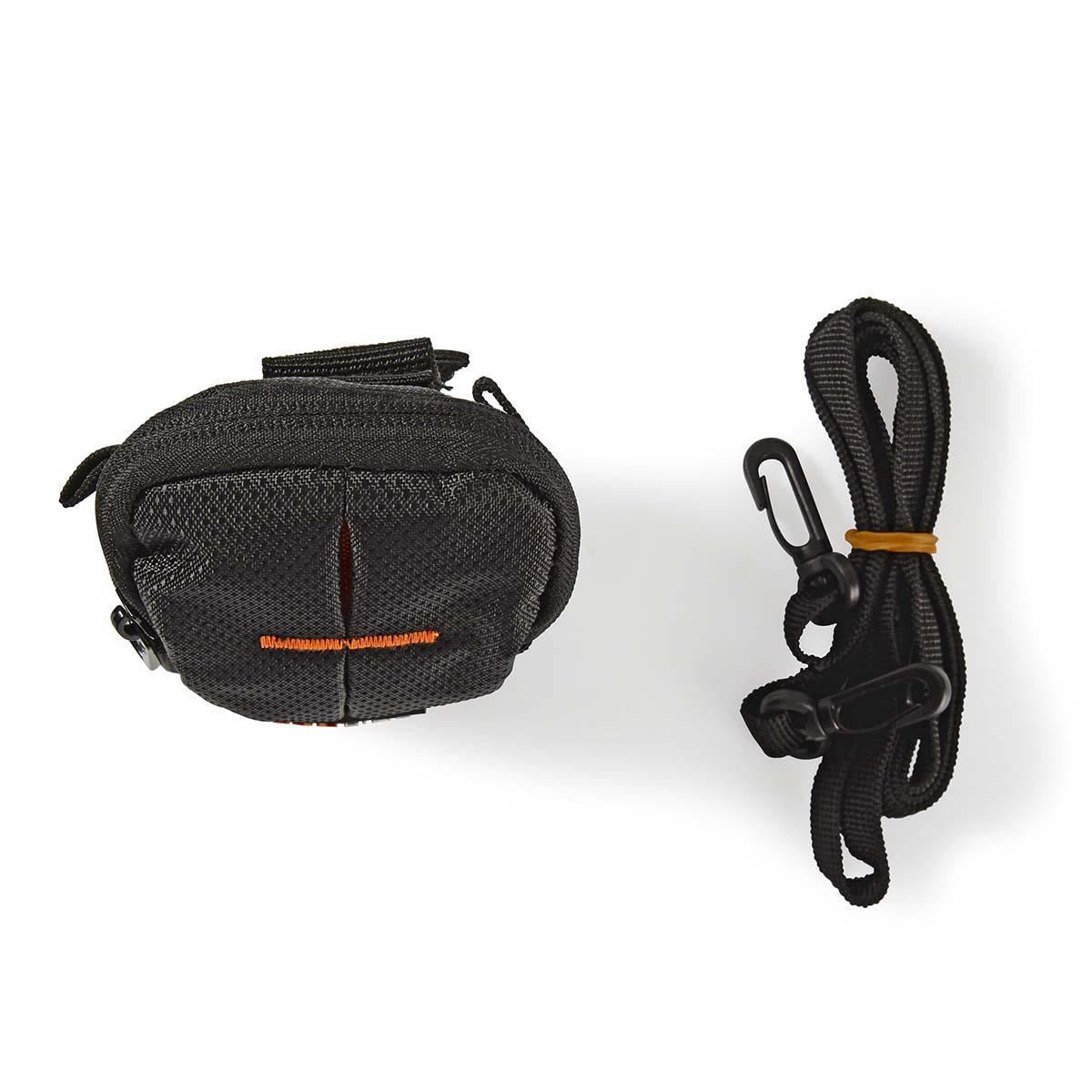 Nedis Camera Bag 120 x 70 x35mm 1 Inside pocket Black / Orange - CBAG110BK