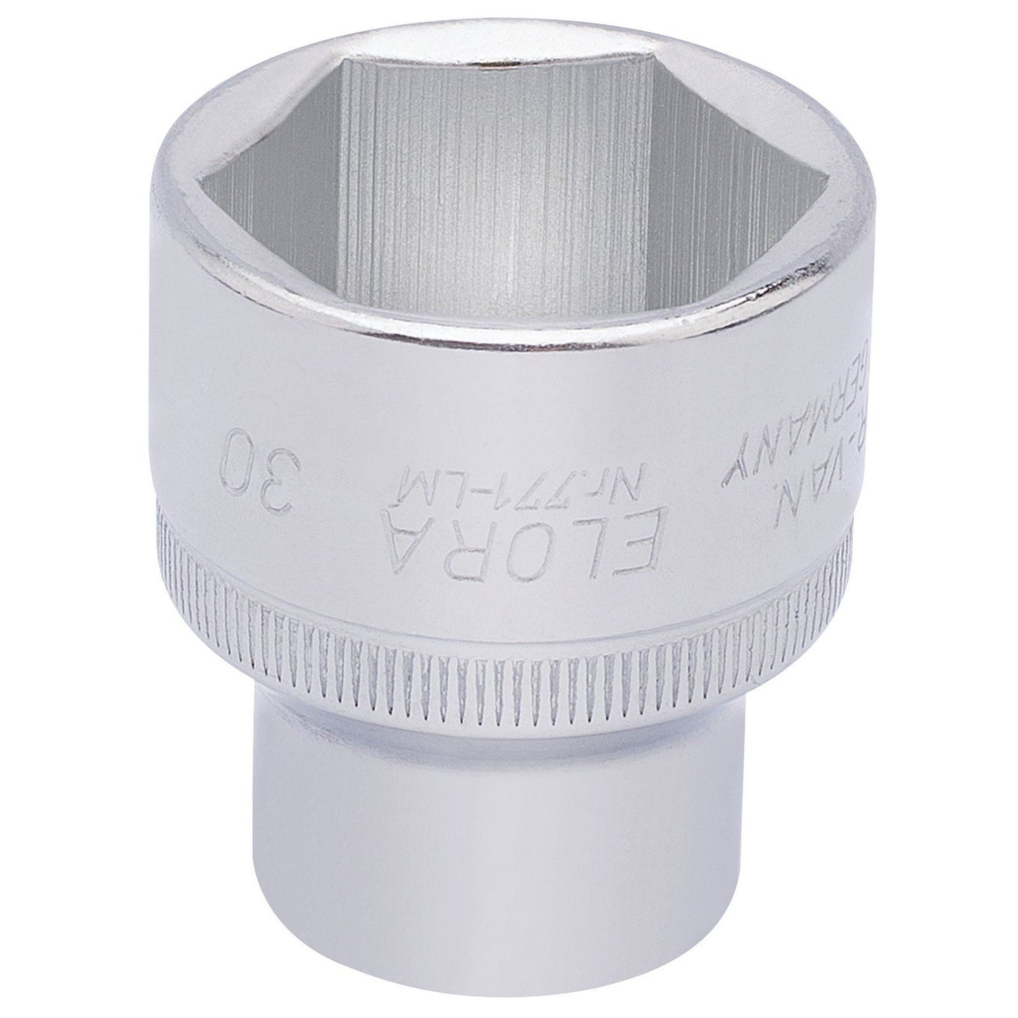 Elora 1x 30mm 1/2" Square Drive Hexagon Socket Professional Tool 15320