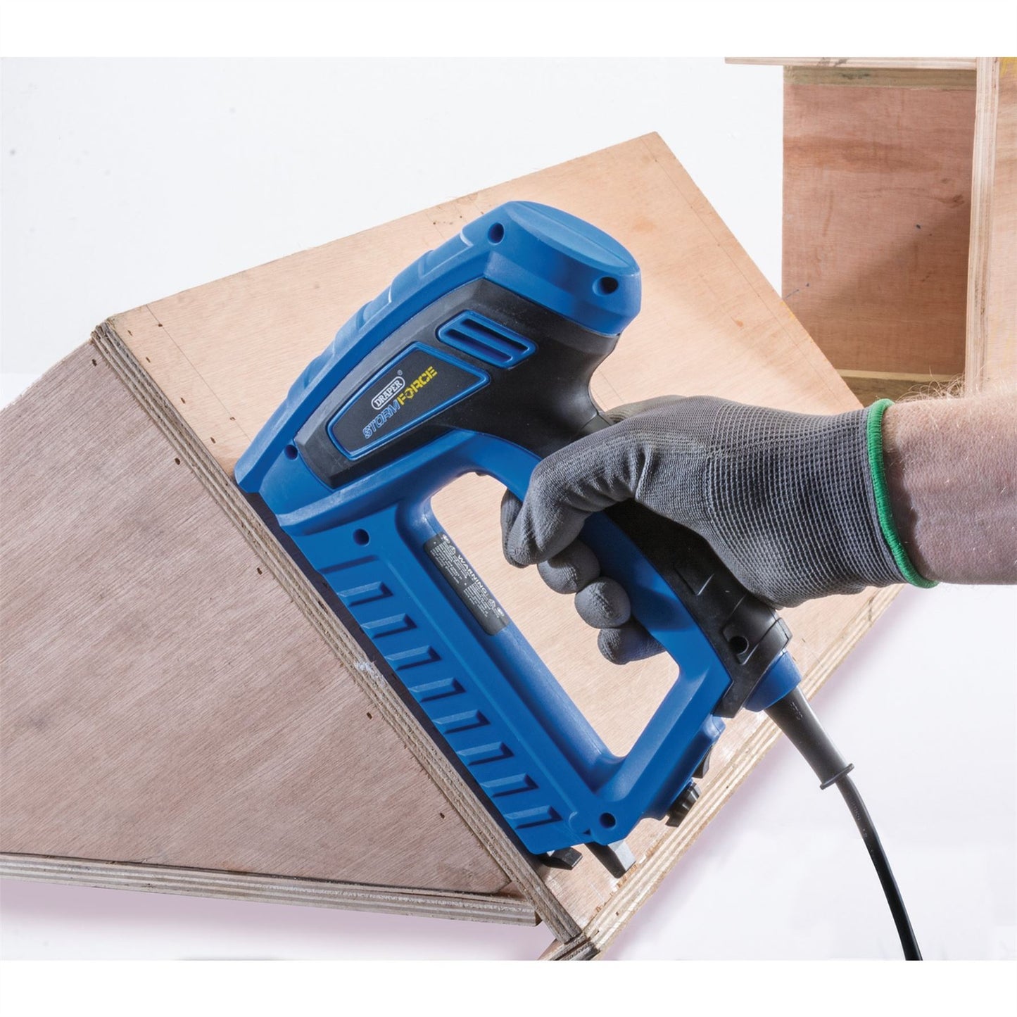 Draper Electric Stapler Staple Gun & Brad Nail Fixing Upholstery Tacker 15636