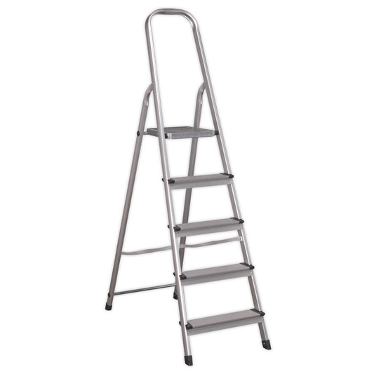 Sealey Aluminium Step Ladder 5-Tread EN 131 ASL5