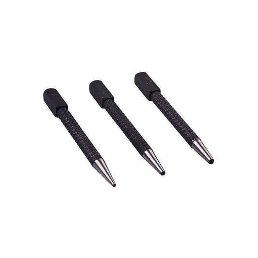 Amtech 3 Pcs Steel Centre Dot Punch Set Alloy Wood Scribe 1/6'' 3/32'' 1/8'' - H0900