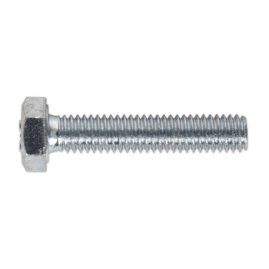 Sealey HT Setscrew M6 x 30mm 8.8 Zinc Pack of 50 SS630