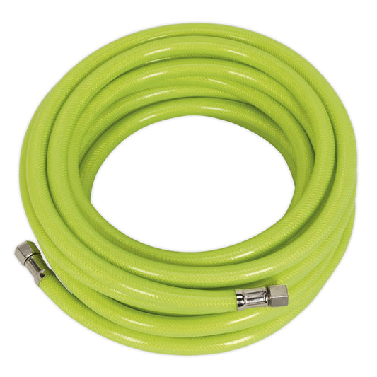 Sealey Air Hose High-Visibility 10m x 8mm with 1/4"BSP Unions AHFC10