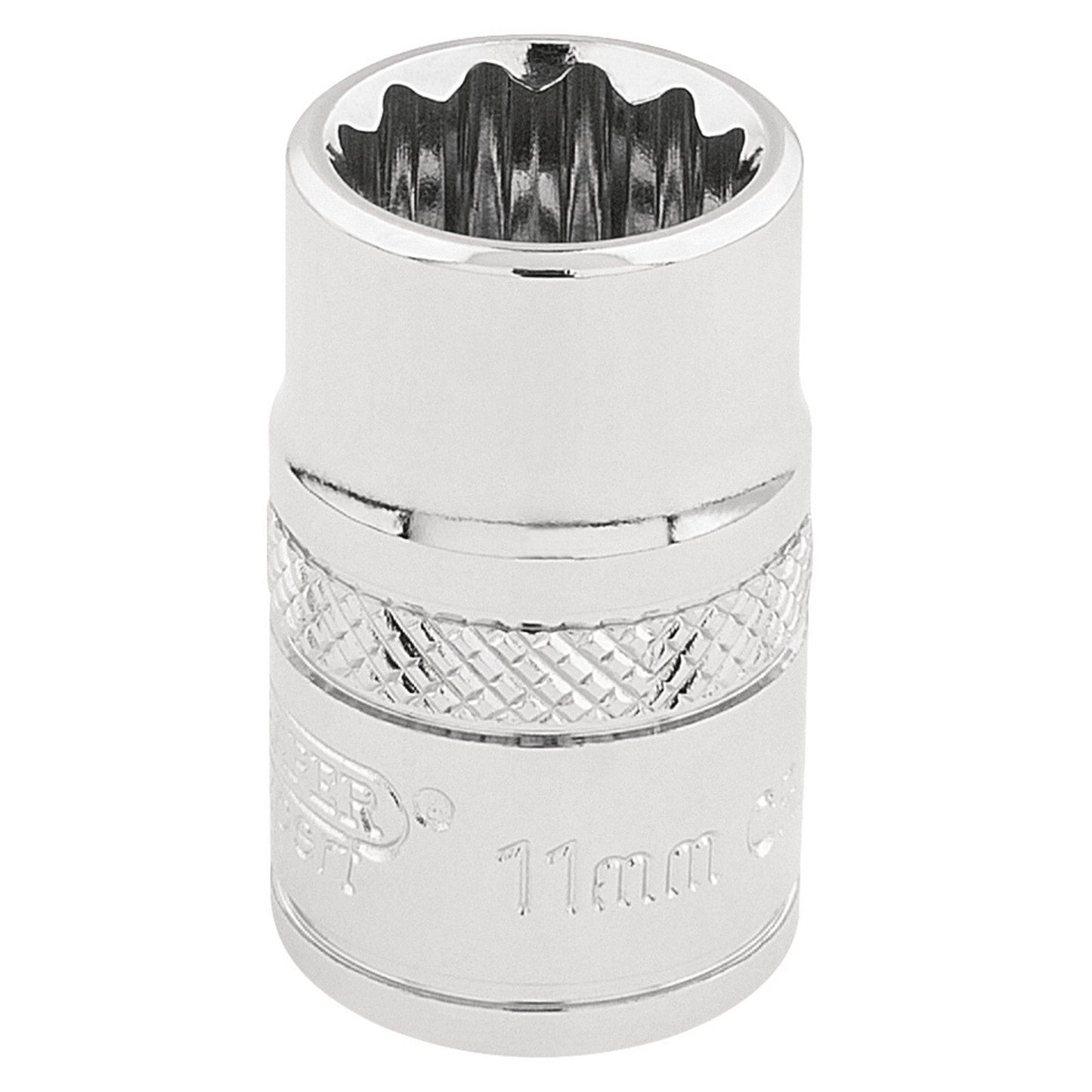 Draper Expert Quality 3/8" Square Drive Hi-Torq 12 Point Socket - 11mm - 32771