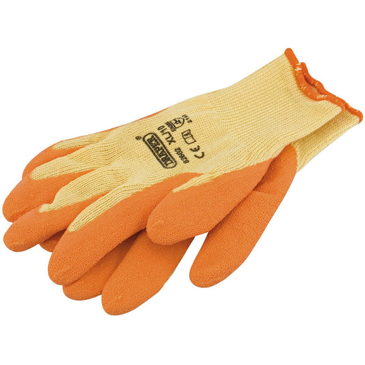 Draper 8260 Heavy Duty Latex Coated Work Gloves Various Colours and Sizes - 82602