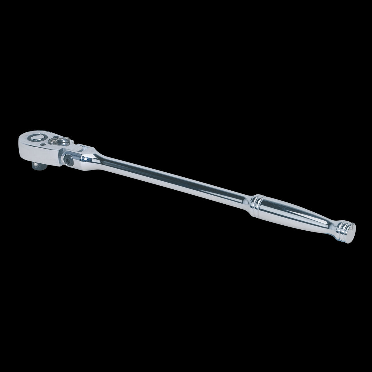 Sealey Ratchet Wrench Flexi-Head 300mm 3/8"Sq Drive Pear-Head AK661F