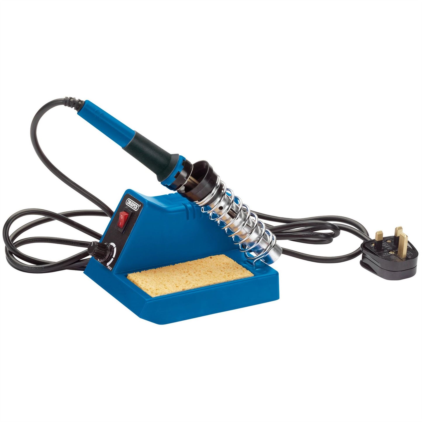 Draper 61478 Soldering Iron Station 40w with Cleaning Sponge Temperature Control