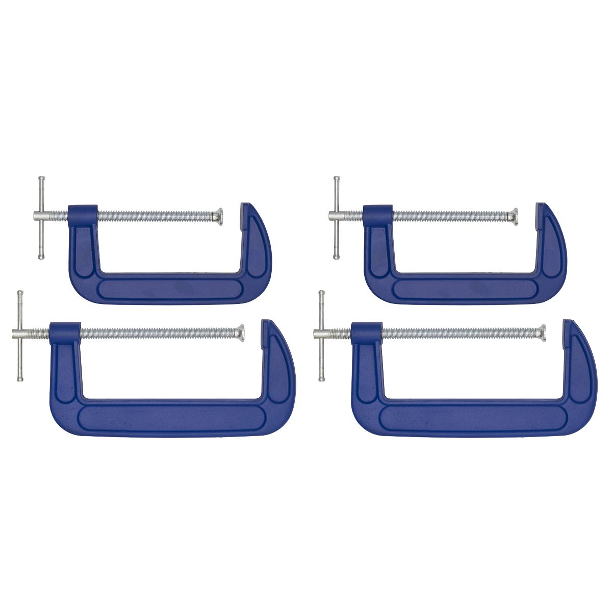 Sealey G-Clamp Set 4pc - 150mm & 200mm AK6006SET